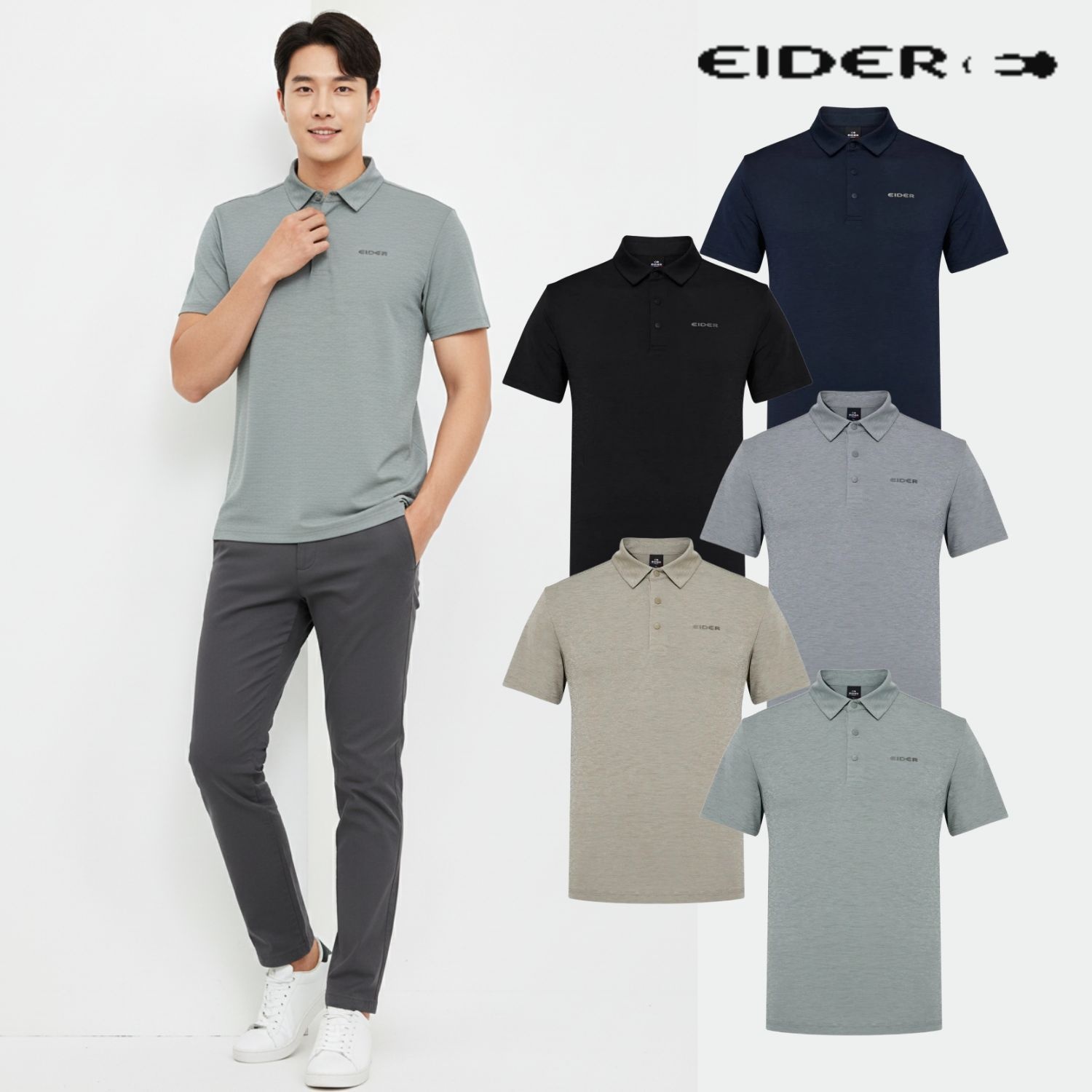 [아이더](택가79,000원) 남성 아이스 폴로 티셔츠 DMM26299 : 롯데ON