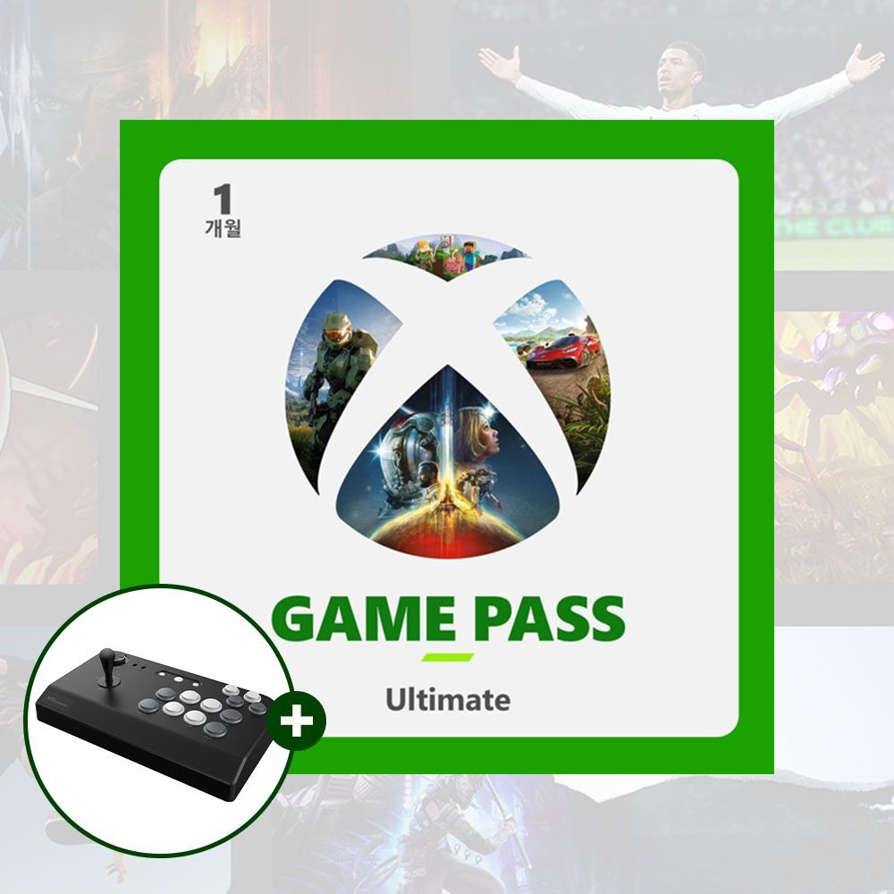 [롯데온] Xbox 게임패스 얼티밋 1개월+APEX 아케이드스틱 (89,900원/무료)