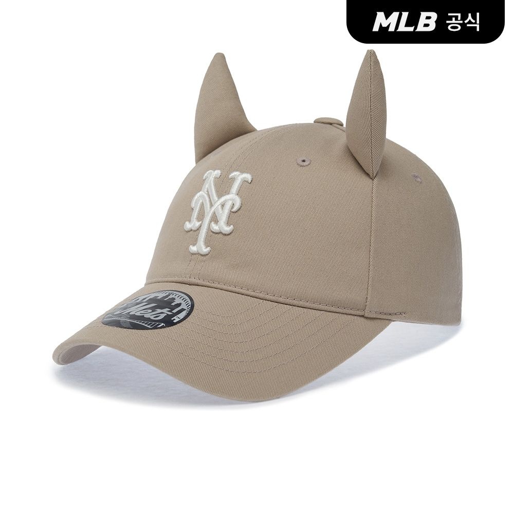 MLB [TWS PICK][공식] 26N 공용 시그니처 데빌 언스트럭쳐 볼캡 NYM (Sand) 3ACPB206N-09SAS