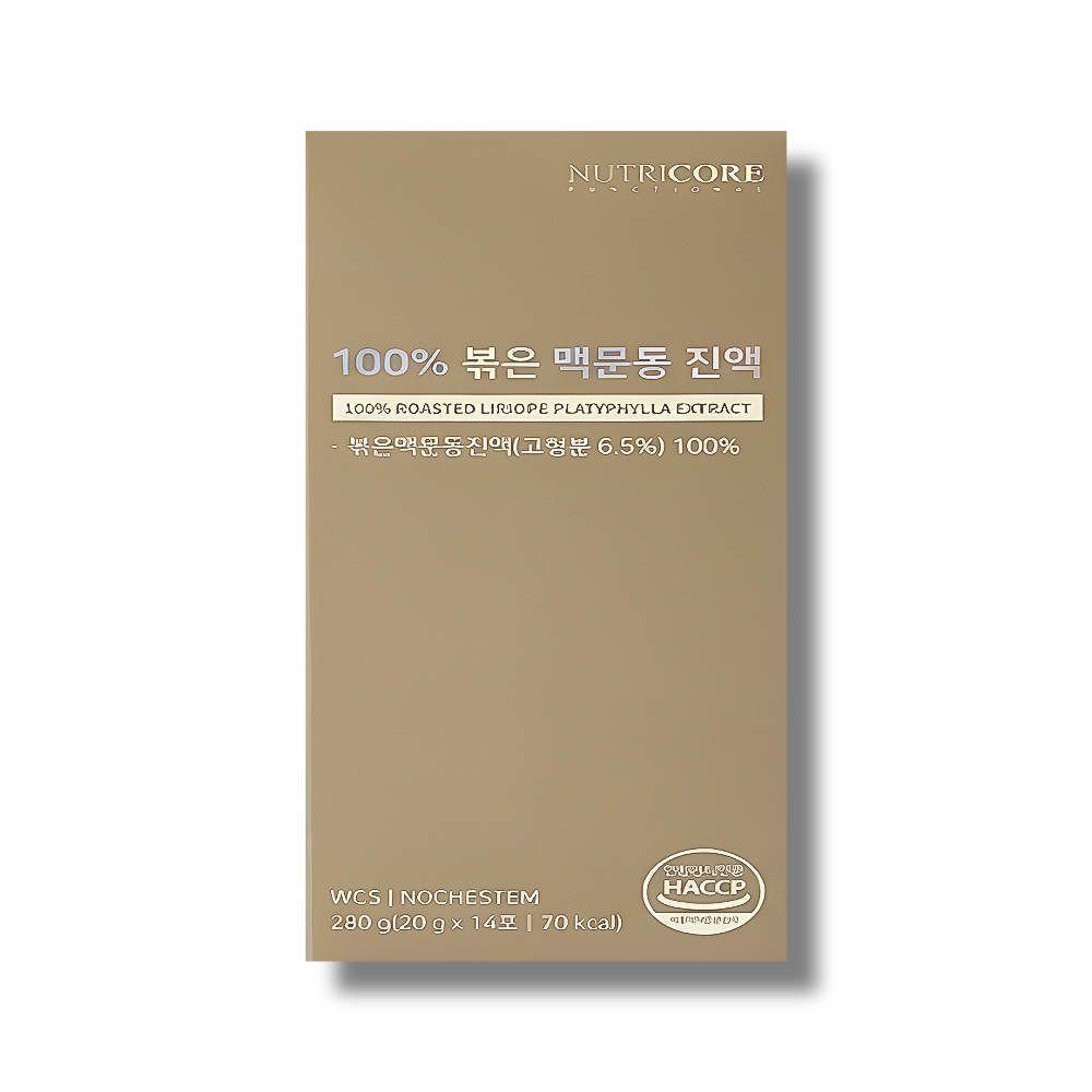[오늘출발] 뉴트리코어 100% 볶은 맥문동 진액 20g x 14포