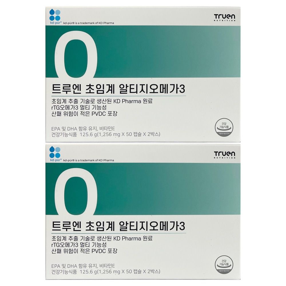 트루엔 초임계 알티지오메가3 1256mg x 50캡슐 x 2개입 2개 / 써클
