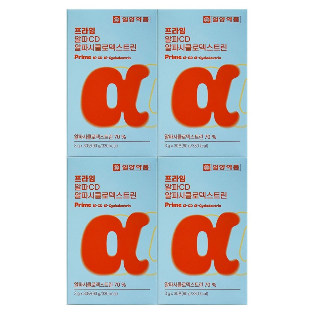 일양약품 프라임 알파CD 알파시클로 덱스트린 3g x 30포 4개 / 써클