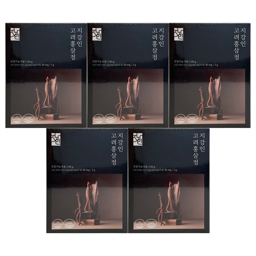 철이네홍삼 지강인 고려 홍삼정 6년근 240g 5개 / 써클