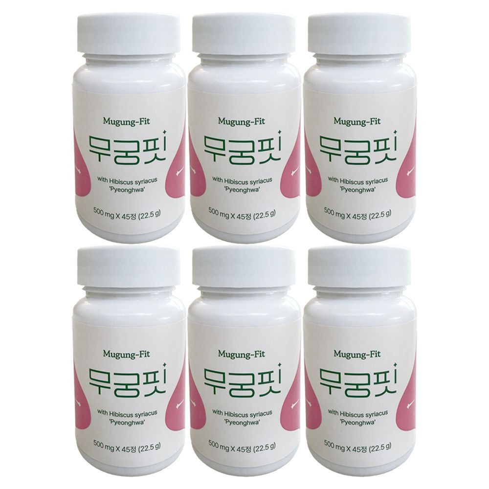 무궁핏 정 무궁화 평화 22.5g 500mg x 45정 6개 / 써클