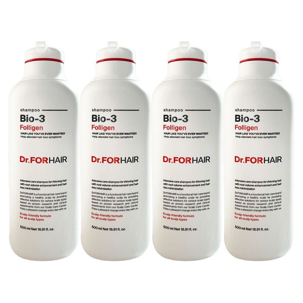 닥터포헤어 바이오3 폴리젠 탈모완화 샴푸 500ml 4개 / 써클
