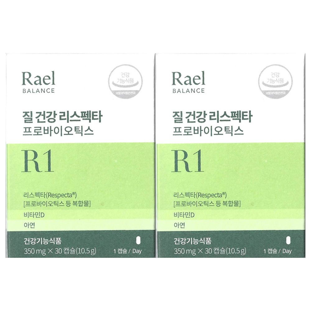 라엘밸런스 질 건강 리스펙타 프로바이오틱스 350mg x 30캡슐 2개 / 써클