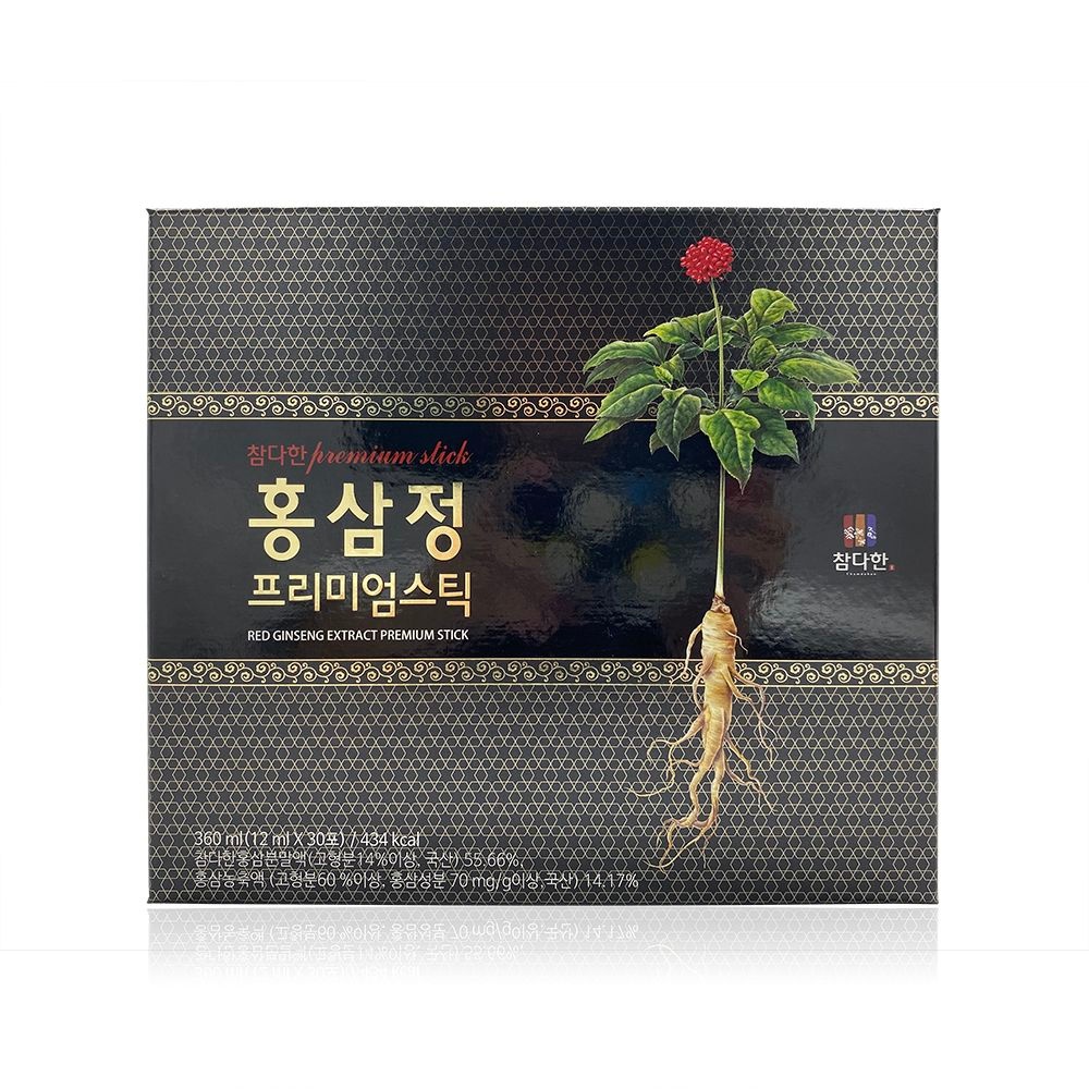 참다한 홍삼정 프리미엄스틱 12ml x 30포 1개 / 써클