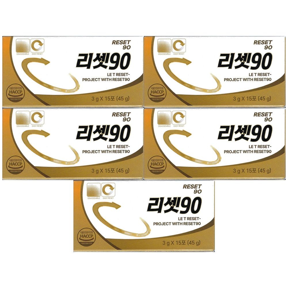 리셋90 3g x 15포 5개 / 써클