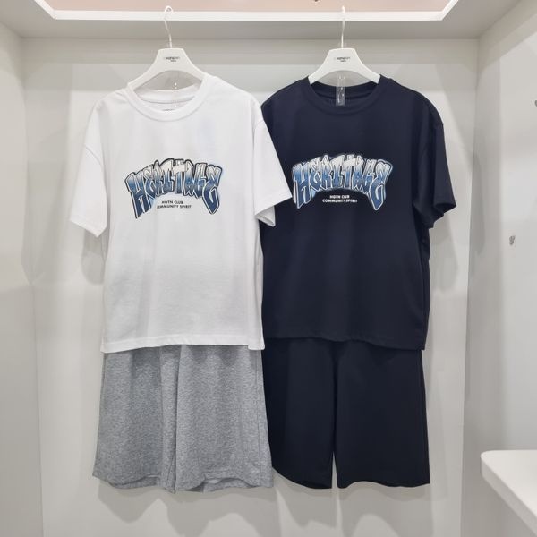 행텐 틴즈 행텐주니어 쿨링 그래픽 반팔 티 5부 트레이닝 바지 세트14570-031-419-32