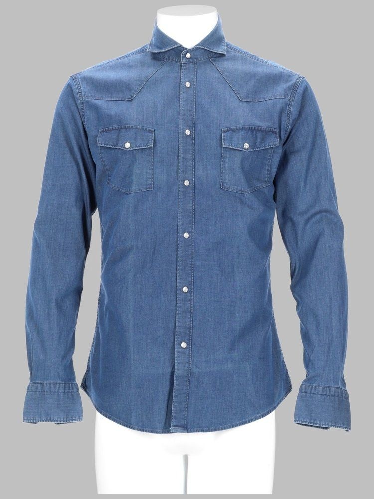 브라이언 데일스 17 S/S 브라이언 데일즈 와이셔츠 인 데님 DI 꼬또네 BS327WM_ST6804001 B0042037314