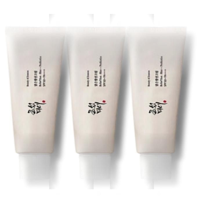 [영양친구] 조선미녀 맑은쌀 선크림 50ml 3개