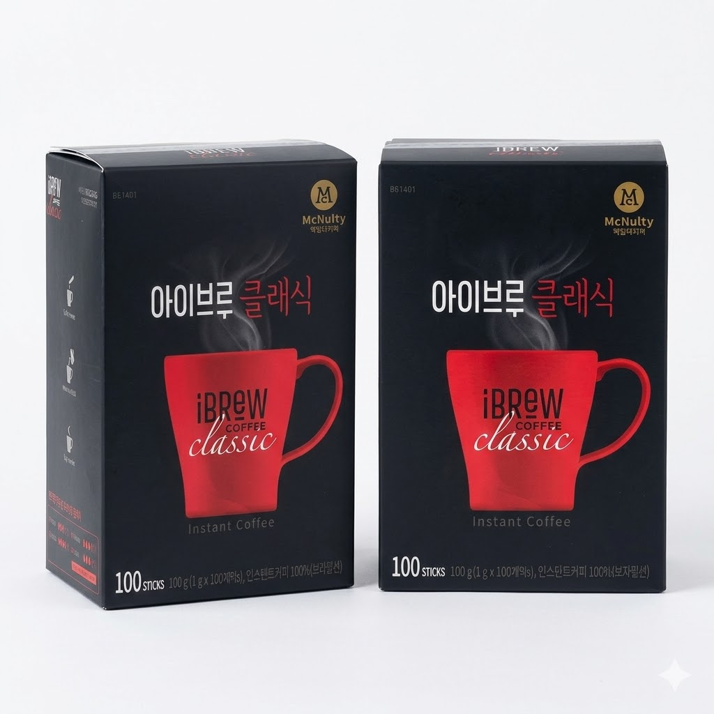 아이브루 클래식 커피 100T+100T