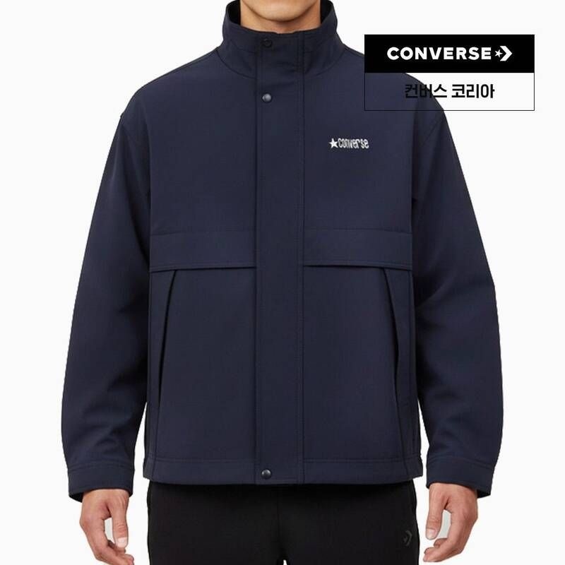 <매장정품> CONVERSE 컨버스 웜 클린 핏 논 패디드 자켓 옵시디언 MCJ404-695 1605011