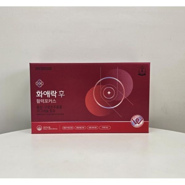 [셀러허브 식품] [정관장]  화애락 후 활력포커스 70ml x 30포 여성  / 건강 기능식품