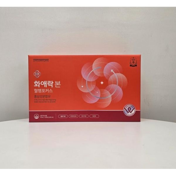 [셀러허브 식품] [정관장]  화애락 본 혈행포커스 70ml x 30포  / 여성 건강기능식품