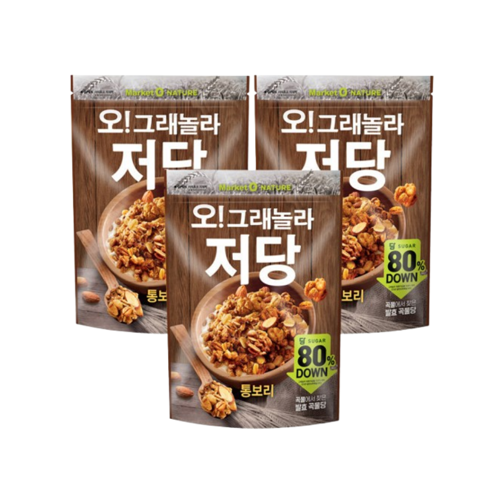 오리온 오그래놀라 저당 통보리 360g 3개