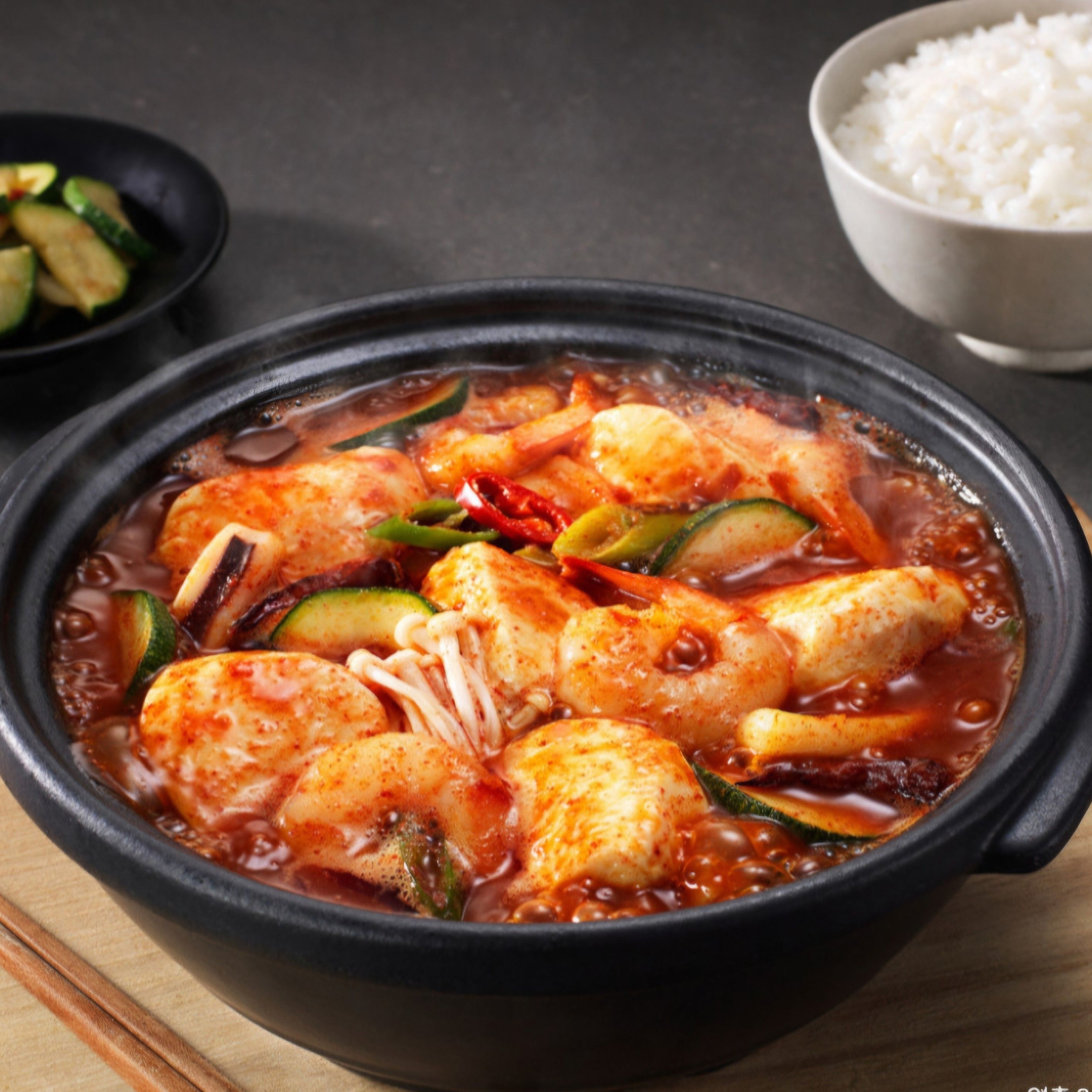 프레시지 짬뽕 순두부찌개 냉장 밀키트 2인분 677g 2개 n