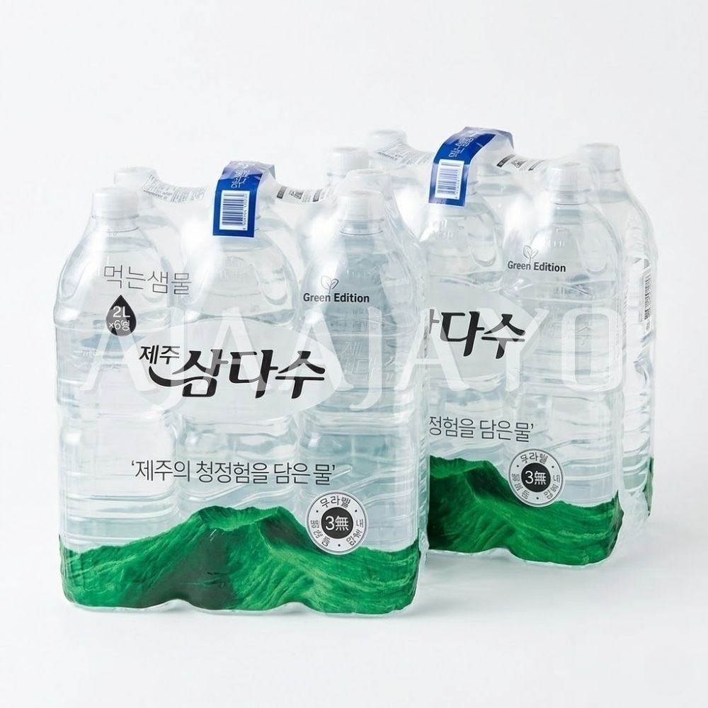 제주 삼다수 2L 12개 (유라벨/무라벨 랜덤) 먹는샘물 2리터 생수