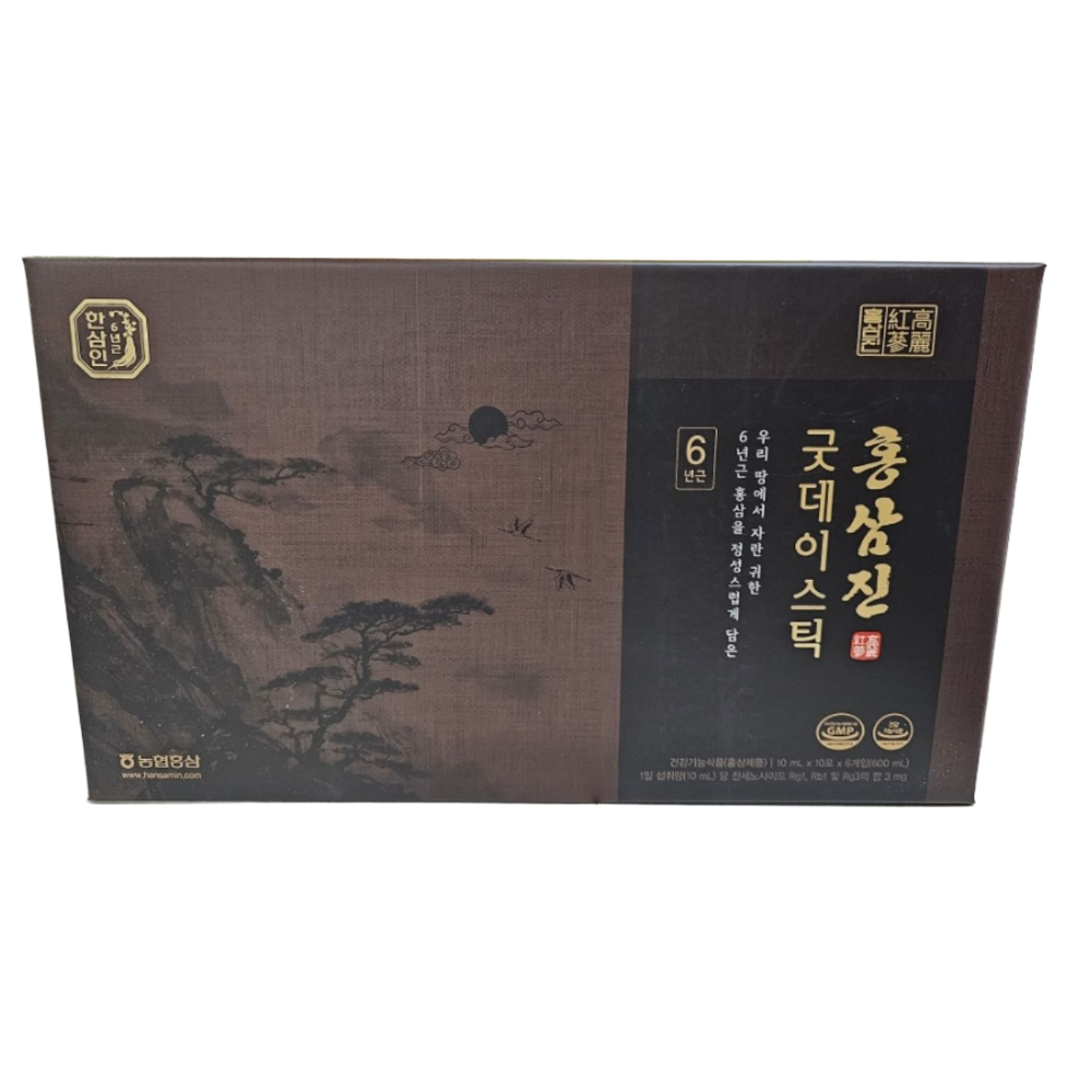 농협홍삼 한삼인 홍삼진 굿데이스틱 10ml 60포
