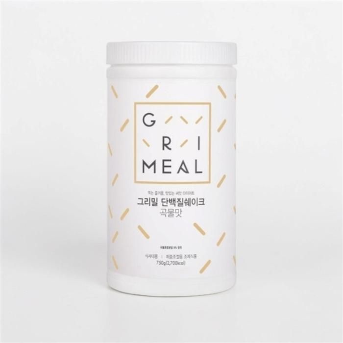 그리밀 단백질쉐이크 다이어트 식사대용 곡물맛 750g 1개