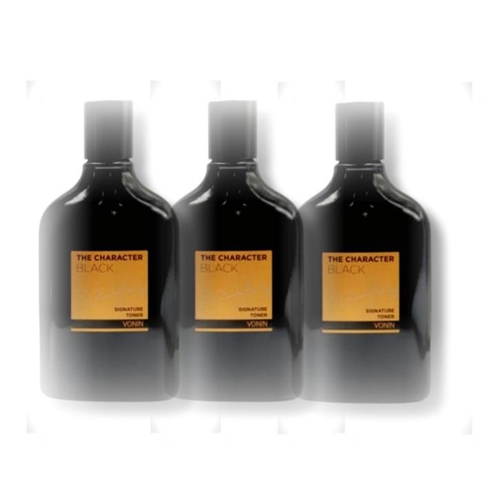 [영양친구] 보닌 더 캐릭터 블랙 시그니처토너 140ml 3개