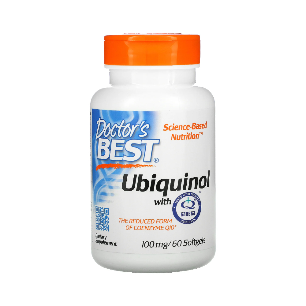 [해외] 닥터스베스트 유비퀴놀 카네카 100mg 60소프트젤 sunflower lecithin Ubiquinol Kaneka