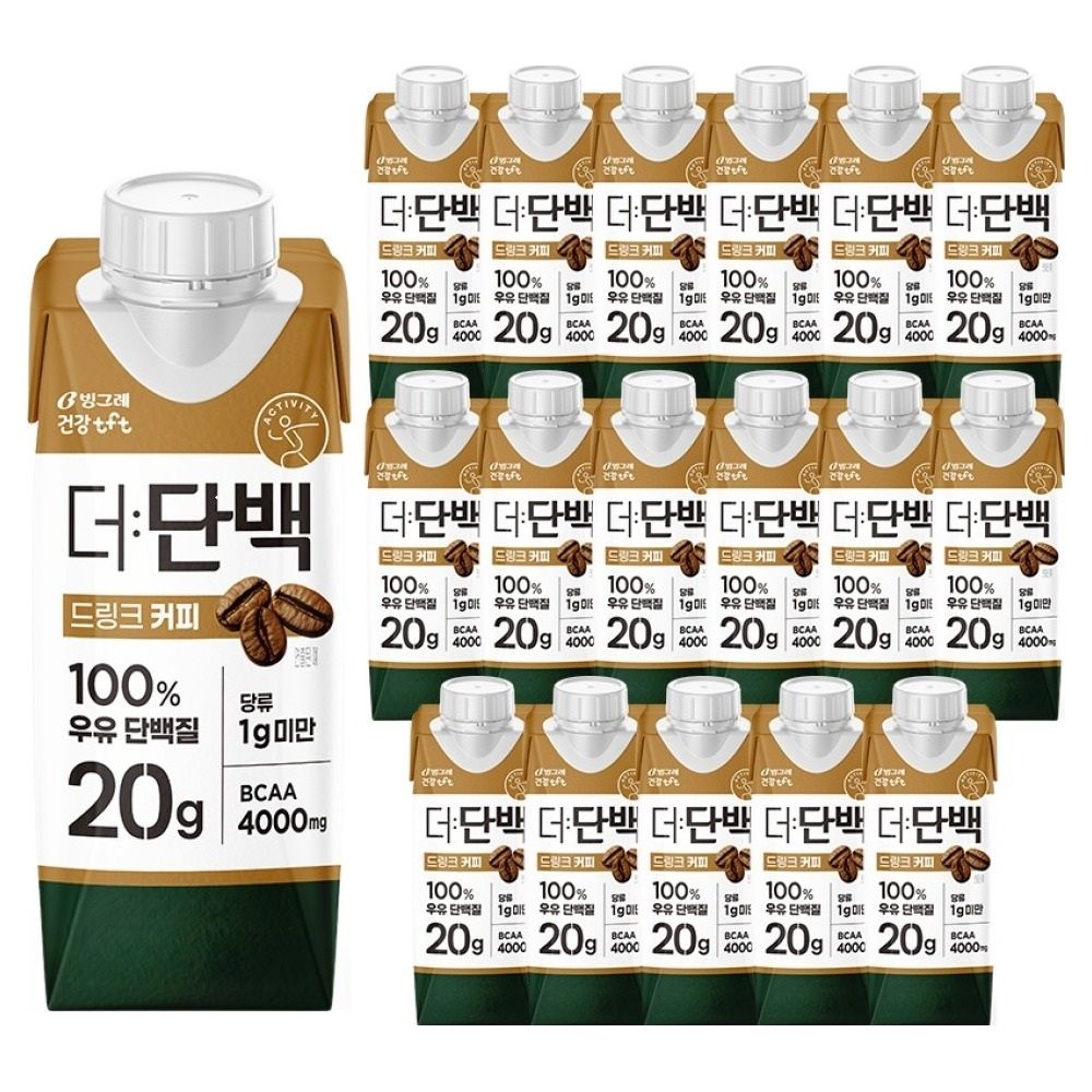 빙그레 더단백 드링크 커피 250ml (18개)