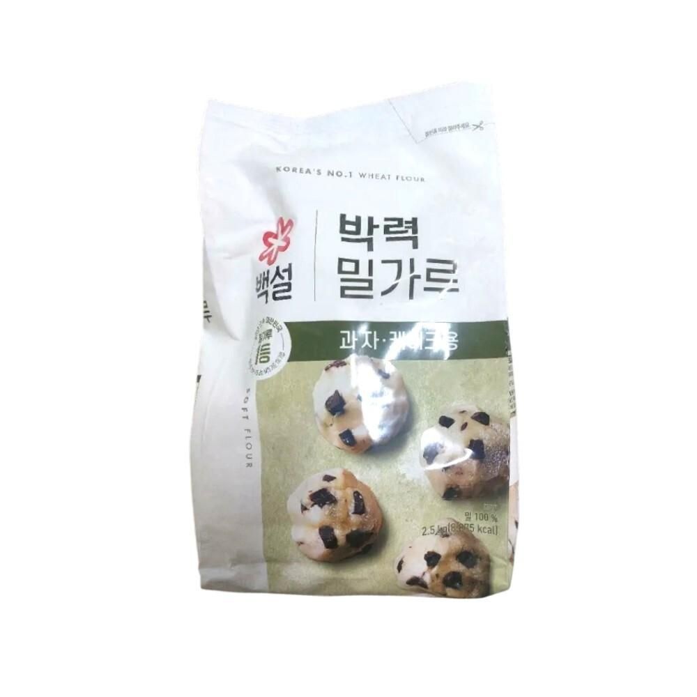 백설 박력 밀가루 2.5Kg