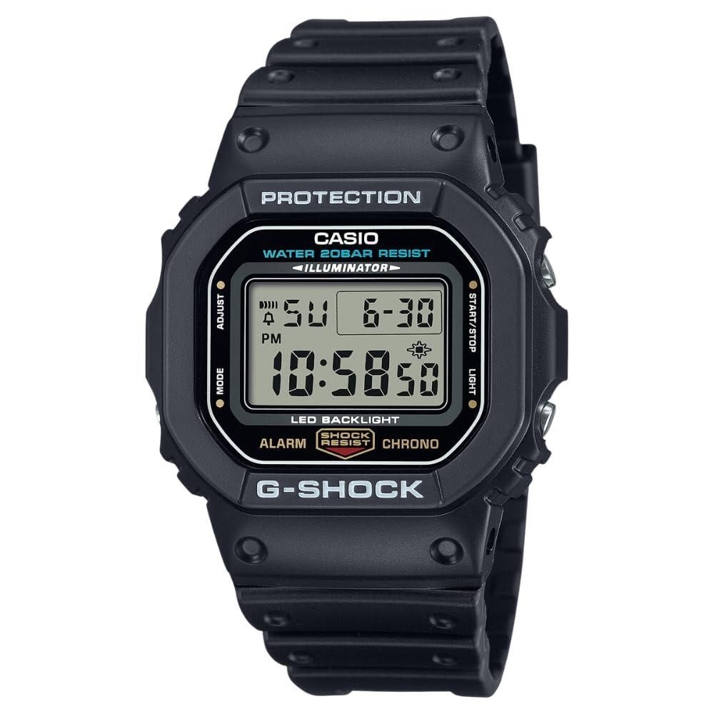 [해외] Casio 남성용 지샥 레진 스트랩 쿼츠 손목시계 (DW5600E-1V)