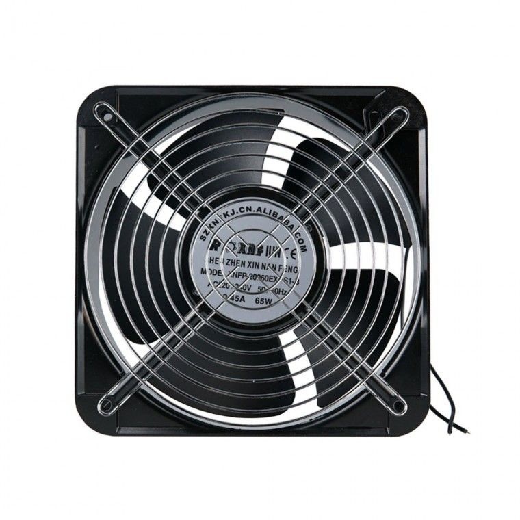 AC 대형 쿨링팬 200mm 팬 그릴 먼지유입 이물질 방지 본체