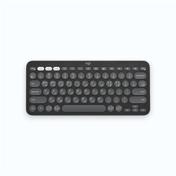 로지텍 K380S 블루투스 무선 키보드 스모키 블랙