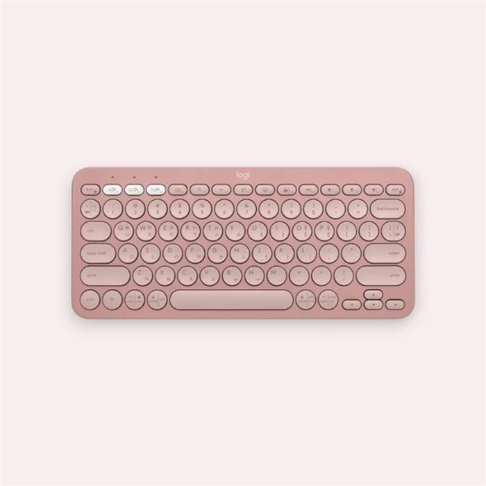 로지텍 K380S 블루투스 무선 키보드 더스티 로즈 핑크