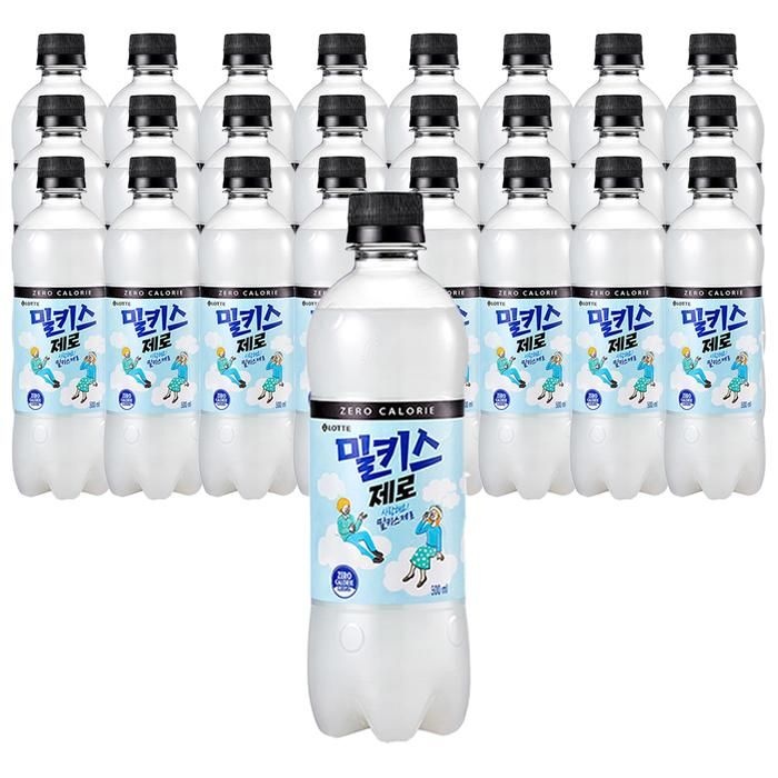 롯데칠성음료 밀키스 제로 500ml 24개