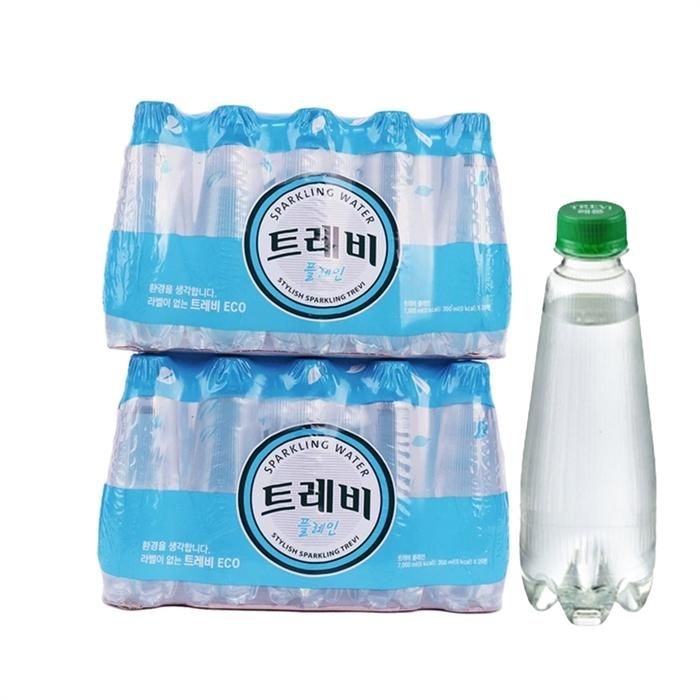 트레비 탄산수 ECO 플레인 350ml 40팩