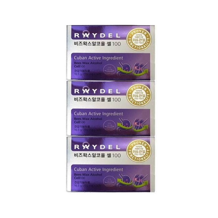 레이델 비즈왁스알코올 셀100 550mg 30정 3개