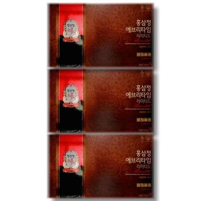 정관장 에브리타임 리미티드 10ml x 50포 3박스