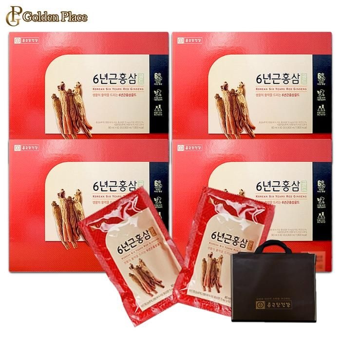 6년근 홍삼 골드 80ml x 60포 4개 G