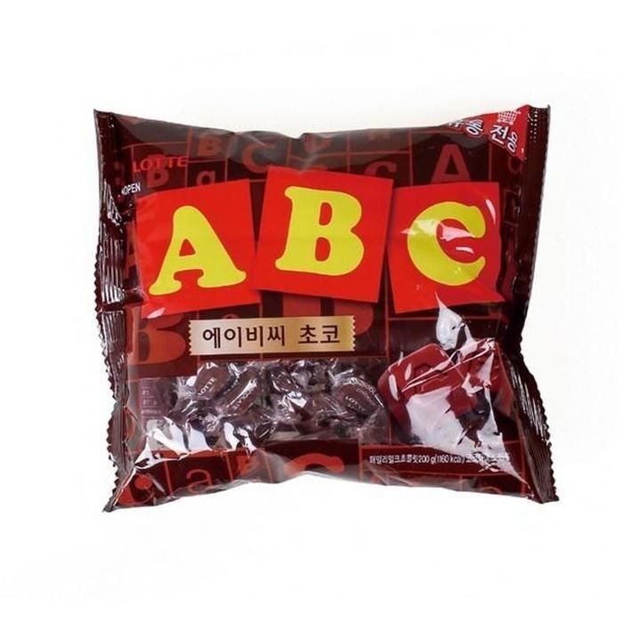 [룽스_65]6000 캔디류 ABC초콜렛(200g 롯데제과)