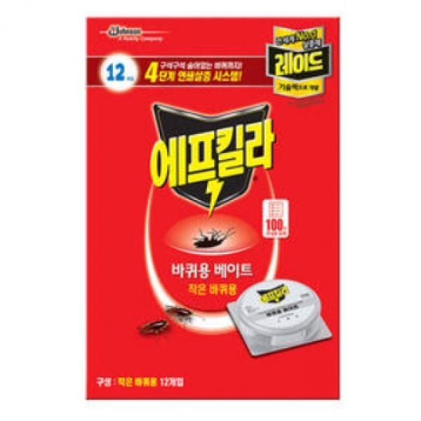 [베이트형]에프킬라 바퀴벌레용 살충제 12개입 1개(작은바퀴용) / 바퀴벌레약