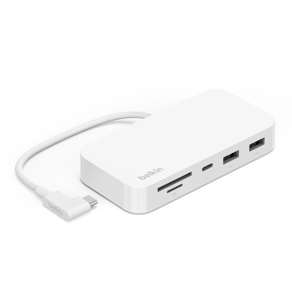 벨킨 멀티 허브 컴퓨터 6-in-1 USB C타입 멀티포트 + 마운트 벨킨 INC011bt 화이트