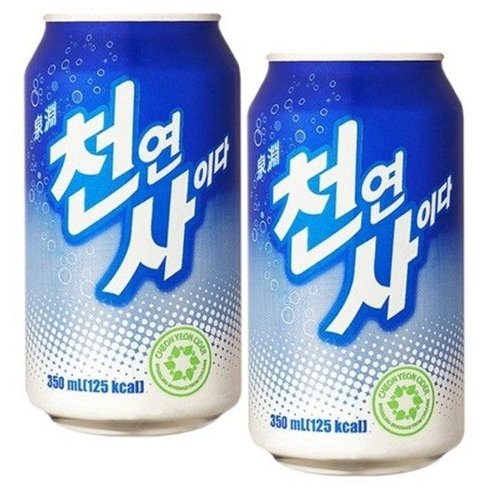 천연사이다 350ml x 48캔 24캔x2박스