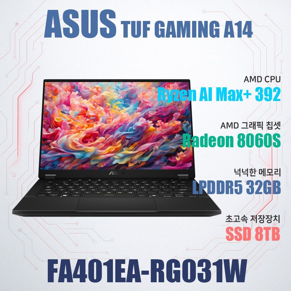 ASUS TUF Gaming A14 FA401EA-RG031W/NVMe SSD 8TB(교체)