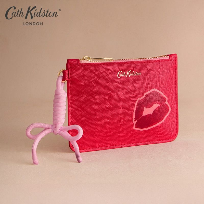 [해외] 캐스키드슨 재팬 Cath Kidston    지퍼  지갑 Red Kiss  여성