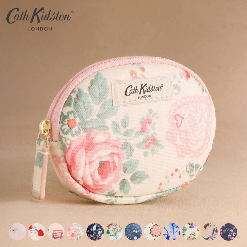 [해외] 캐스키드슨 재팬 Cath Kidston    오발 코인 파우치 12개  Oval Coin Purse 코인 케이스 소지갑 여성
