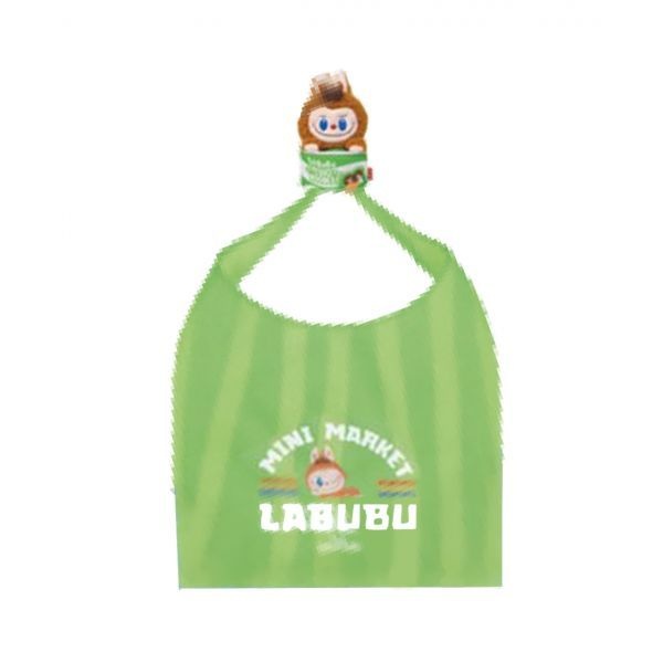 Pop Mart 팝마트 라부부 장바구니 그린 - 성수 라부부의 수상한 편의점 팝업 스토어 한정 Pop Mart Labubu