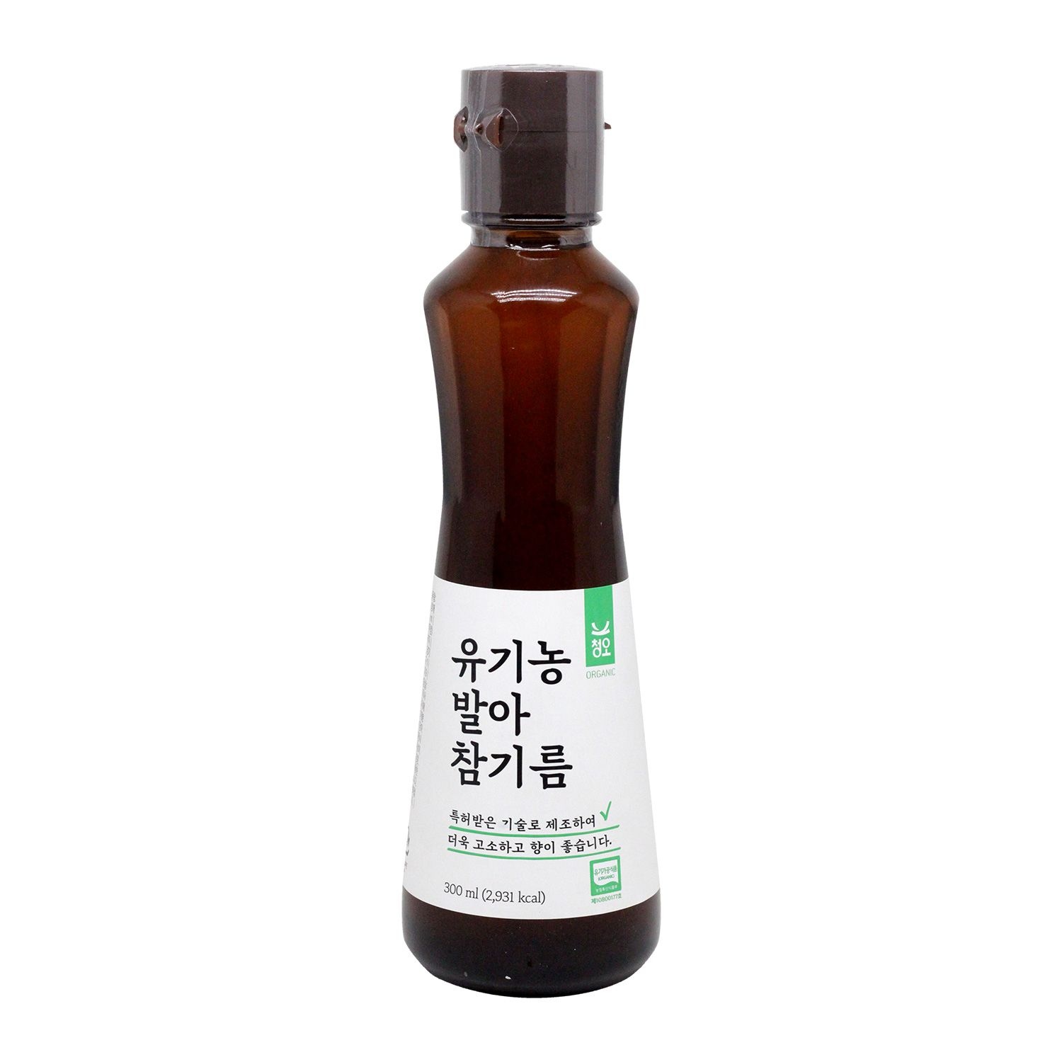 청오 유기농 발아 참기름 300ml