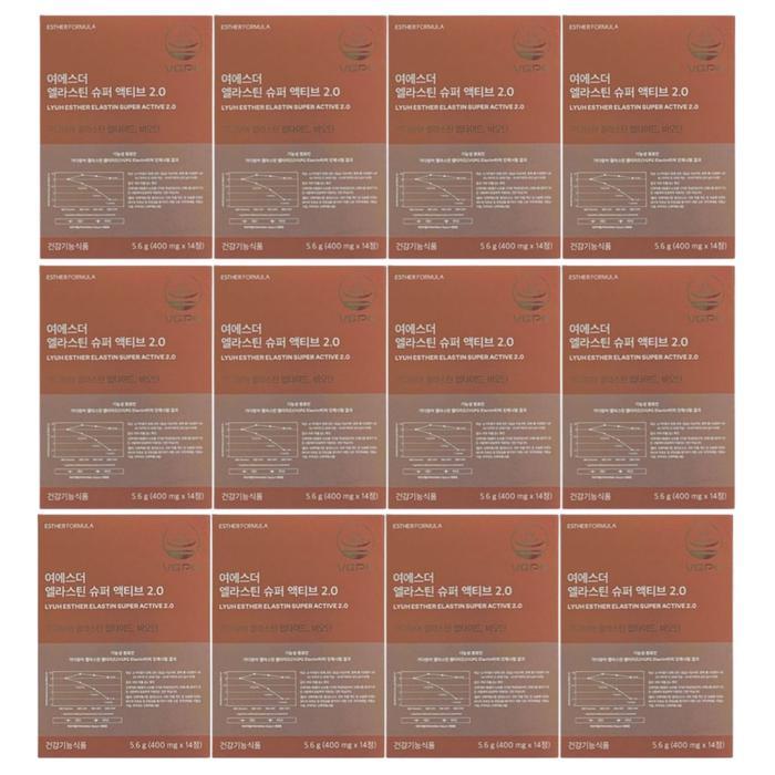 에스더포뮬러 여에스더 엘라스틴 슈퍼액티브 2.0 x 12박스