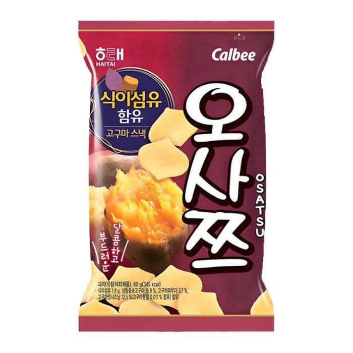 [해태] 해태 오사쯔 고구마스낵 60g 16개 박스