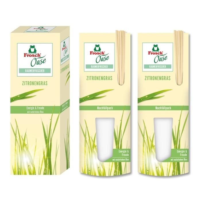 [프로쉬] 디퓨져 오아시스 레몬 그라스 본품 90ml 1개+리필 90ml 2개
