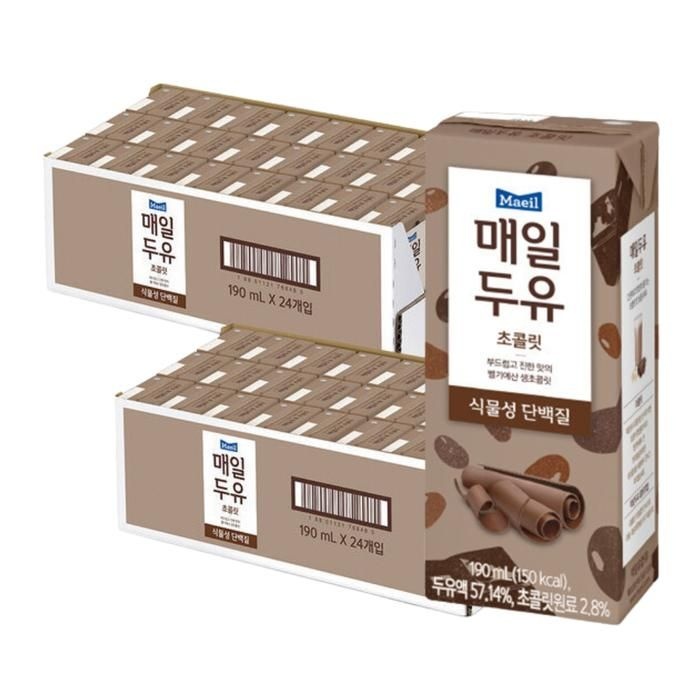 매일두유 초콜릿 190mL 96팩